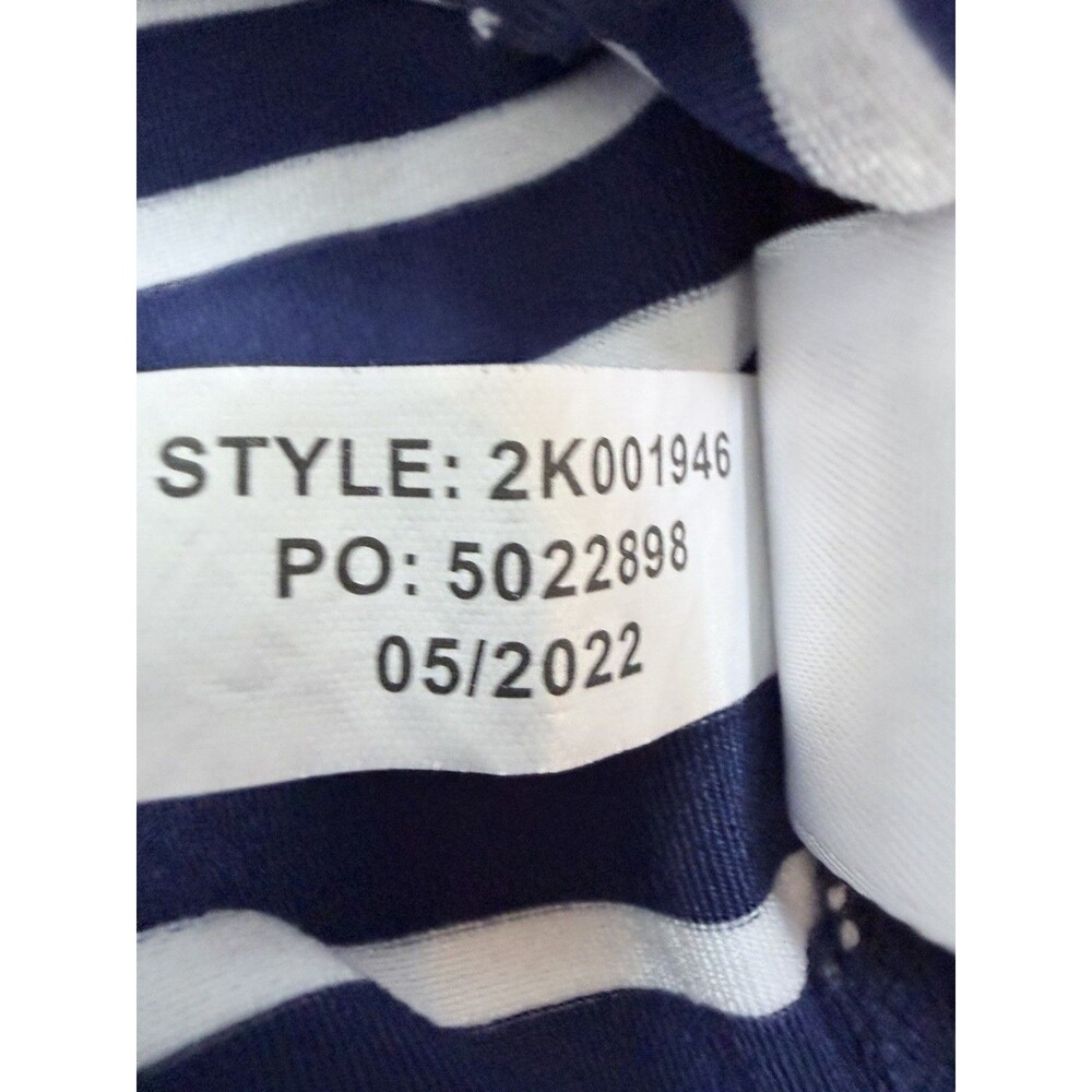 Vineyard Vines Sankaty Shep Shirt Women’s Small Navy White Striped Quarter Zip - Picture 13 of 14